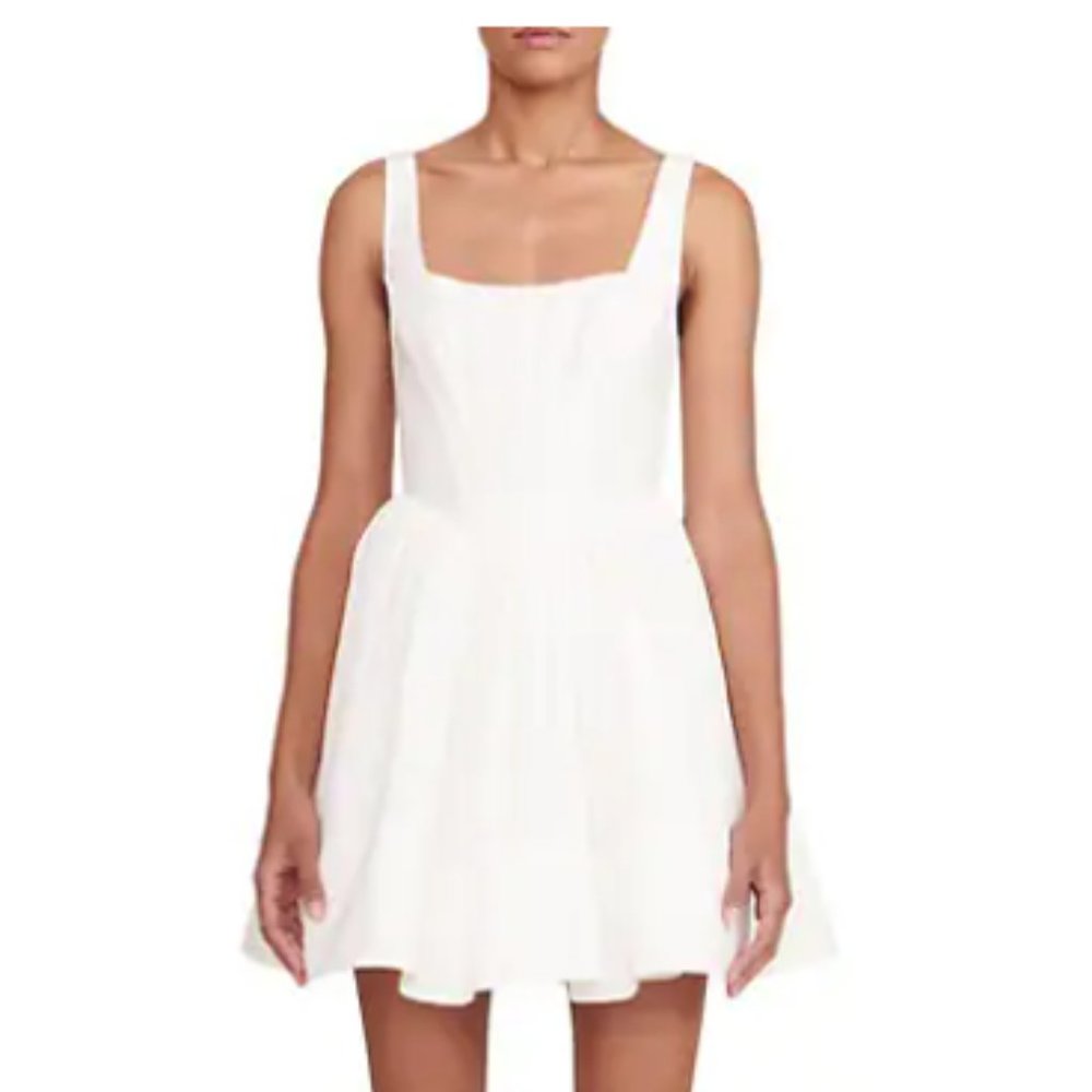 STAUD - White Landscape Dress